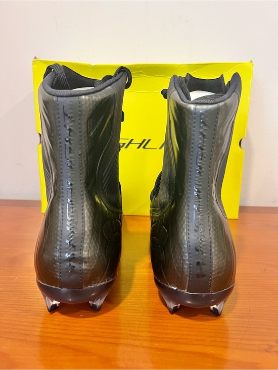 NIB Under Armour Mens Black Highlight MC Football Cleats Size 14 MSRP $130 main image 5
